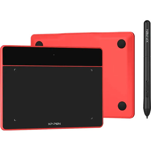 Foto de Tableta Grafica Xp-Pen 28516 Draw Deco Fun Xs Rojo 