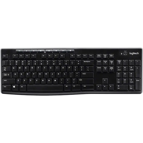 Foto de Teclado Inalambrico Logitech K270 Inalambrico Negro 