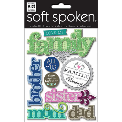 Foto de Stickers Happy Planner Love My Family 3D 