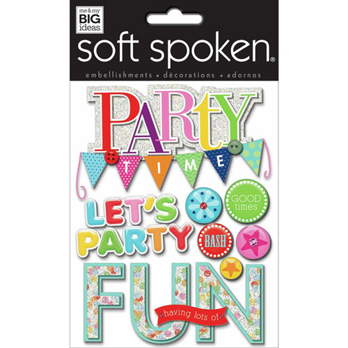 Foto de Stickers Happy Planner Party Time Bash 3D 