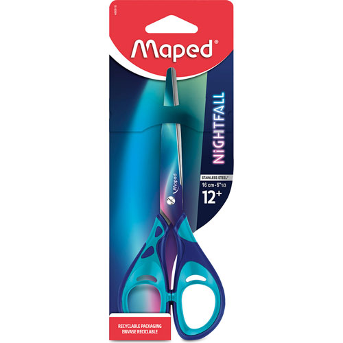 Foto de Tijera Oficina Maped 466916 Nightfall Teens 16Cm Con 1 Pieza 