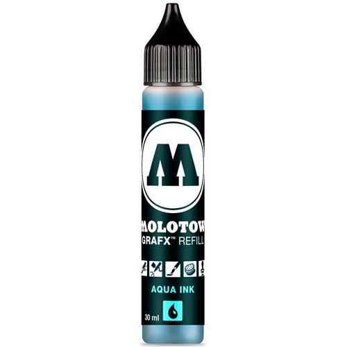 Foto de TINTA PARA MARCADOR MOLOTOW AQUA INK DE 30 ML 