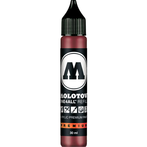 Foto de Tinta Para Marcador Molotow One4All Borgoña de 30 ML 