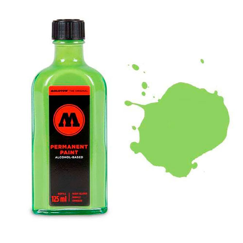 Foto de Tinta para marcador Molotow Permanent Paint 125mm verde claro 