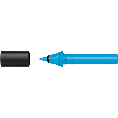 Foto de Tinta De Marcador Punta Brush Azul Crist Oscuro Molotow Sketcher 