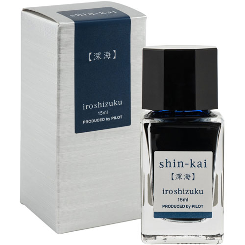 Foto de Tinta Para Pluma Pilot 19236 Iroshizuku 15Ml Azul Negro 