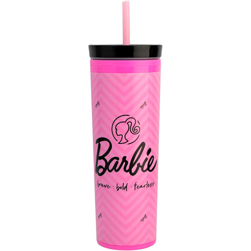 Foto de Vaso SXXI 2415-4697 Barbie con Tapa 450ml 