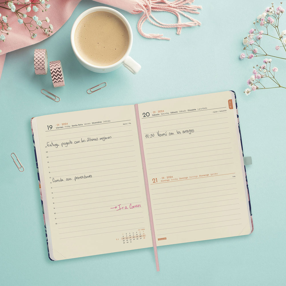 Finocam - Notitieboek Flexi Design effen Butterfly