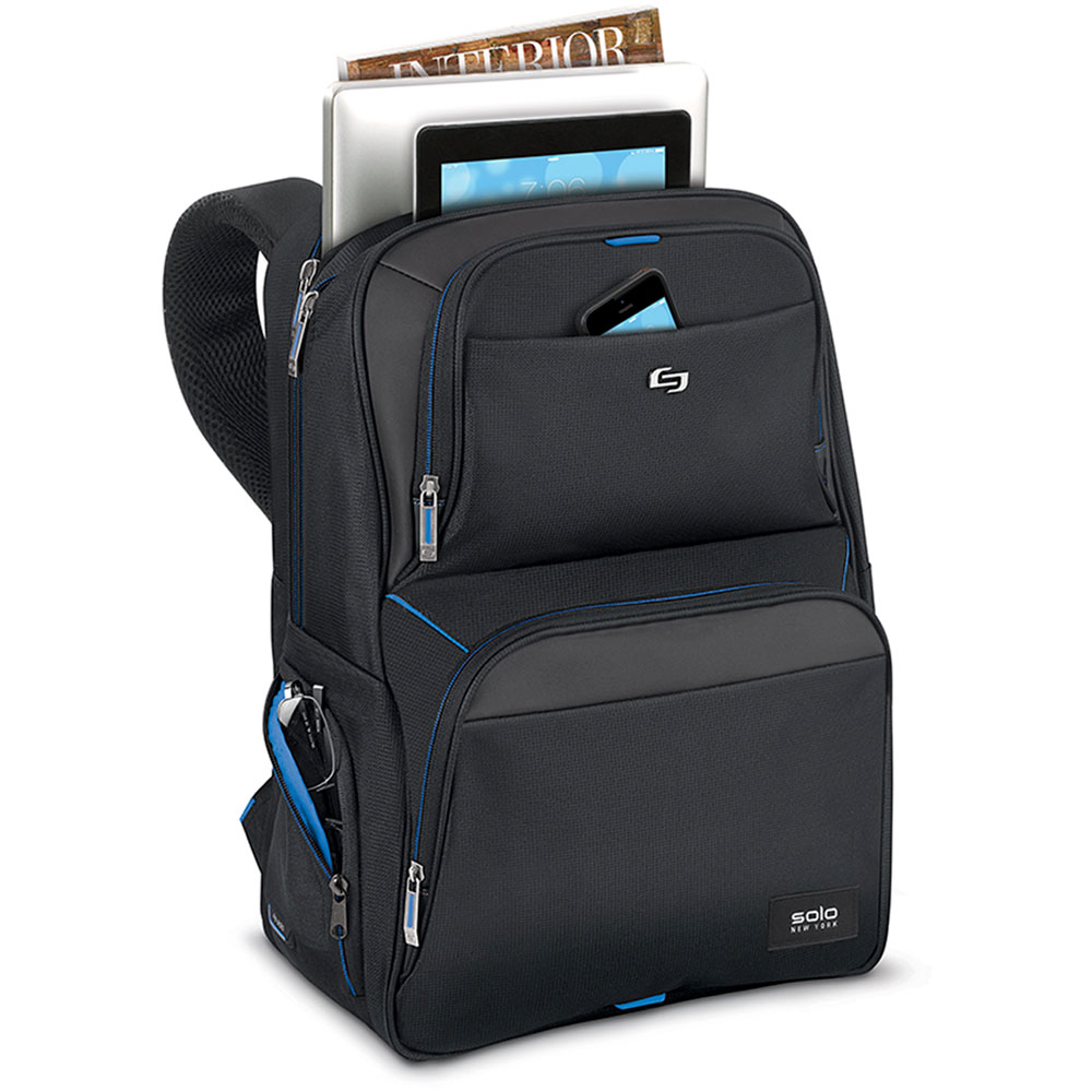 Backpack Solo Ubn701-44 17 pulgadas negro azul