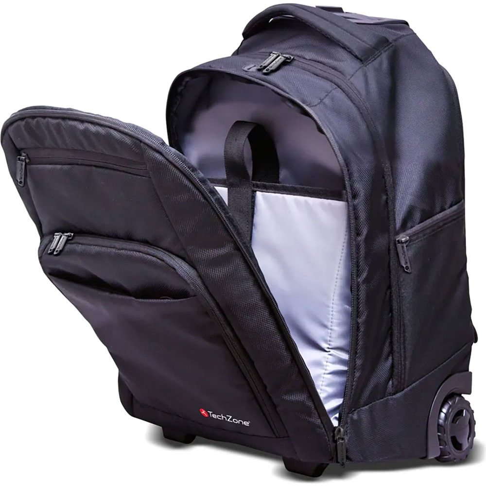 Backpack Techzone tz18TLBP24 rolley negro Papelería Lumen
