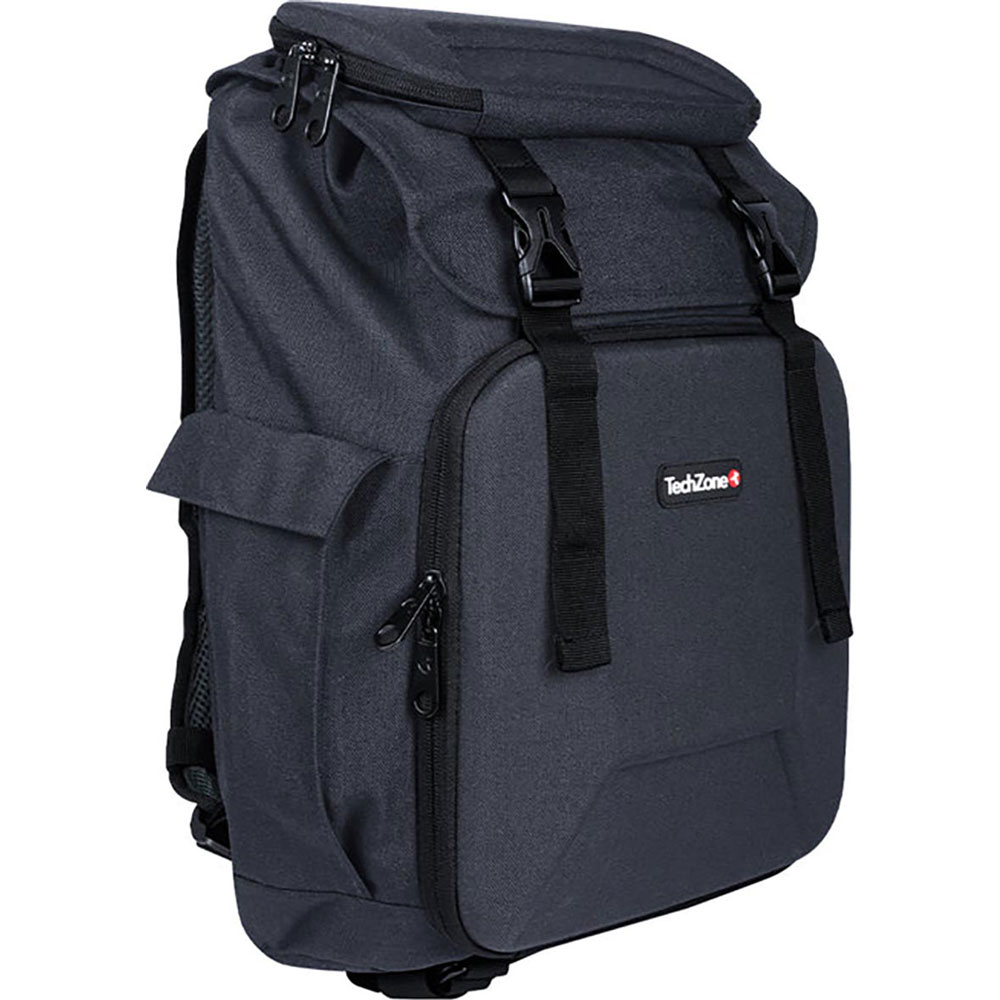 Backpack Techzone tz21lbp13b glory 18 pulg gris Papelería Lumen