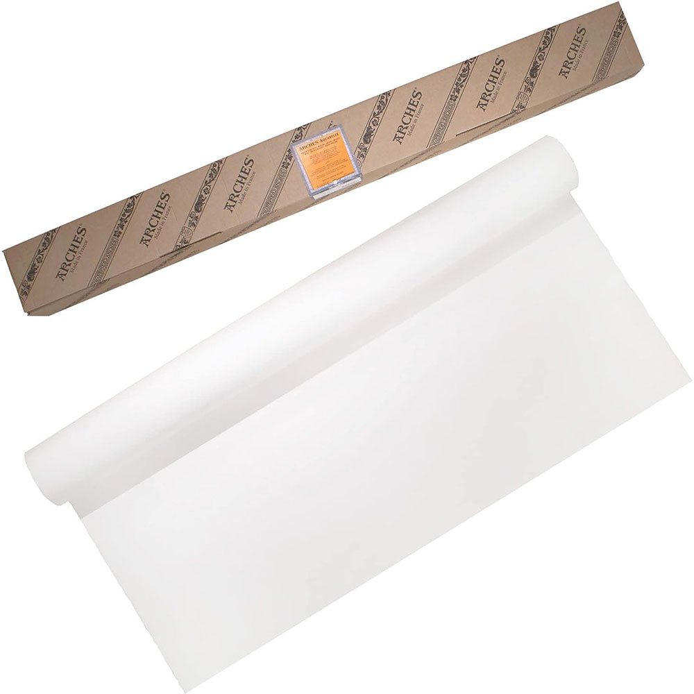 Cartulina Arches gg 1.1x9.1m 300g rollo blanco