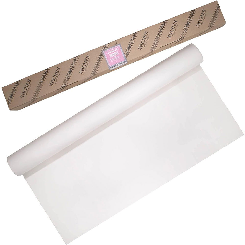 Cartulina Arches gs 1.1x9.1m 300g rollo blanco