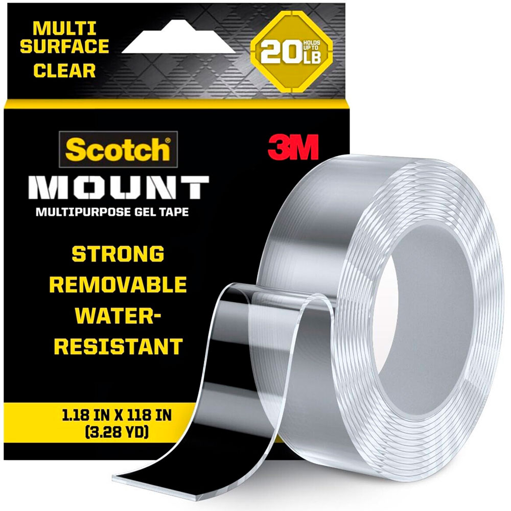 Cinta De Gel Scotch Multiproposito Transparente Reposicionable