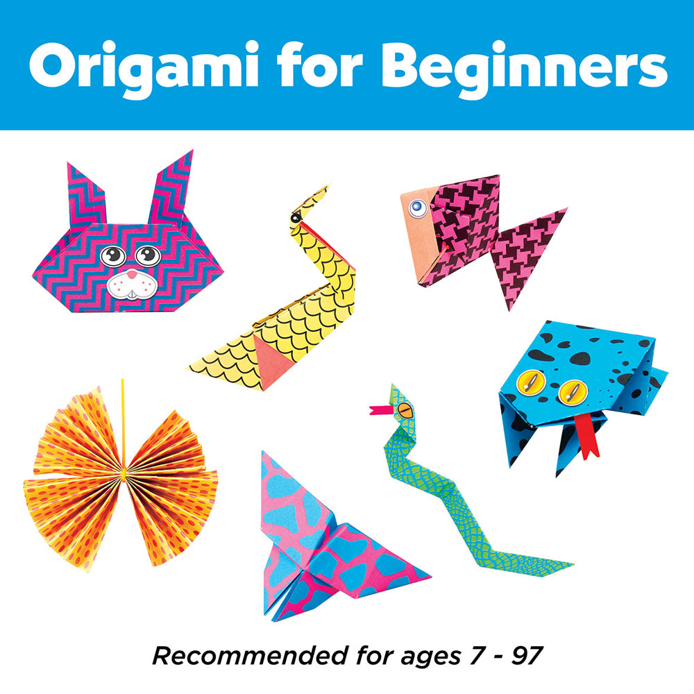 Kit Créatif Origami Néon Pour Enfants - 60 Feuilles Colorées + Gommettes + Ficelle - À Partir De 3 Ans