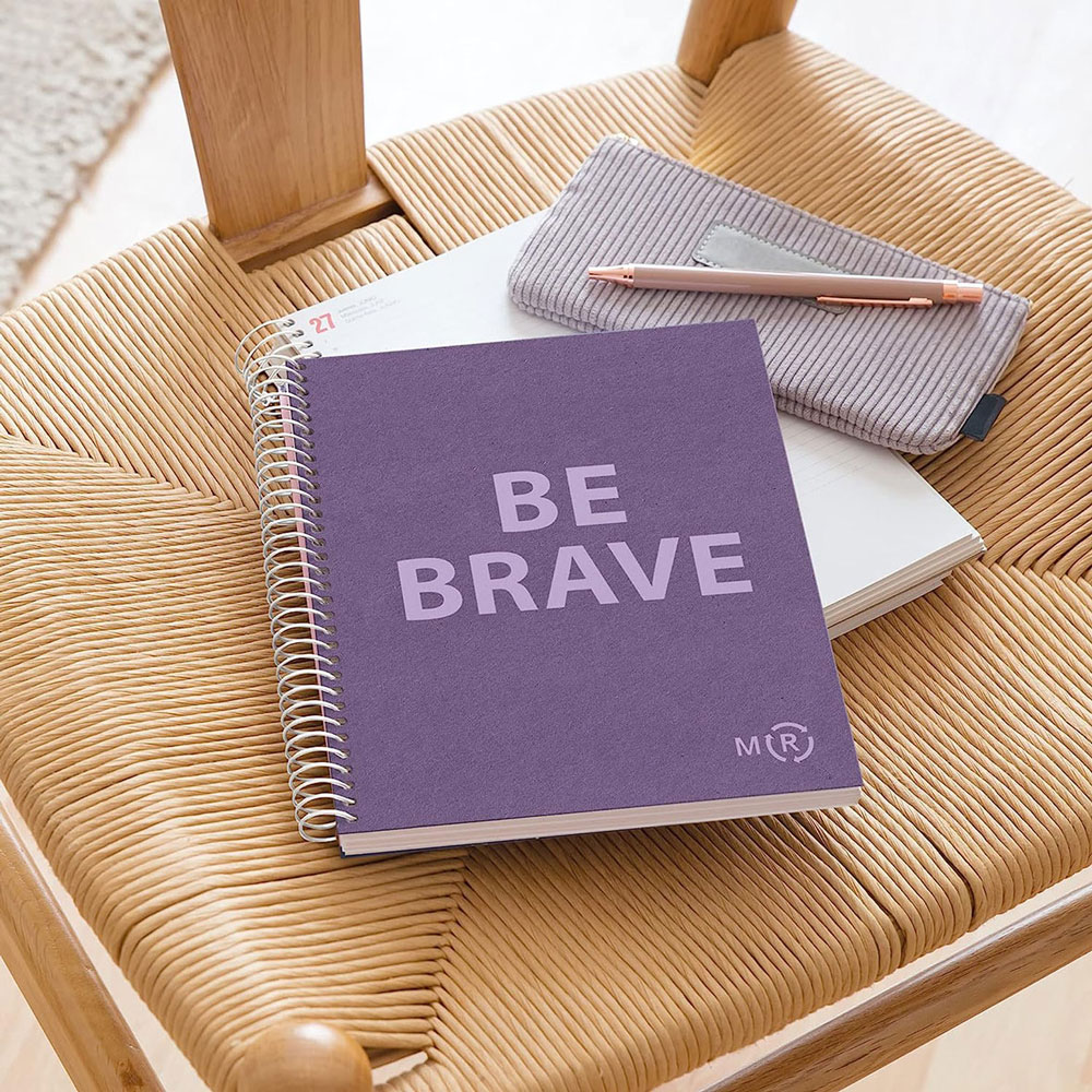 Quaderno Miquelrius A5 Be Eco - 80 Fogli A Griglia 5mm, Copertina Riciclata Viola - Foto 6