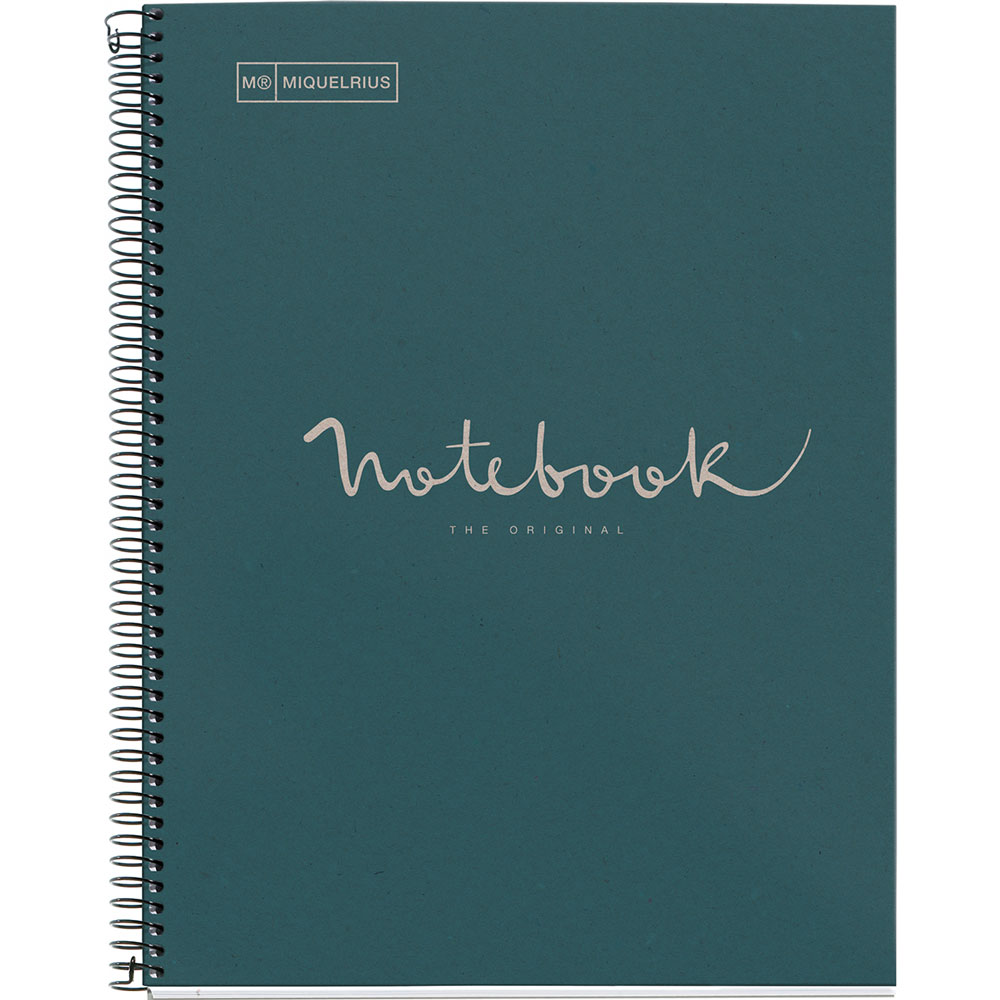 Miquelrius Notitieboek, A4, 1 gekleurde strip, 80 vellen, geruit