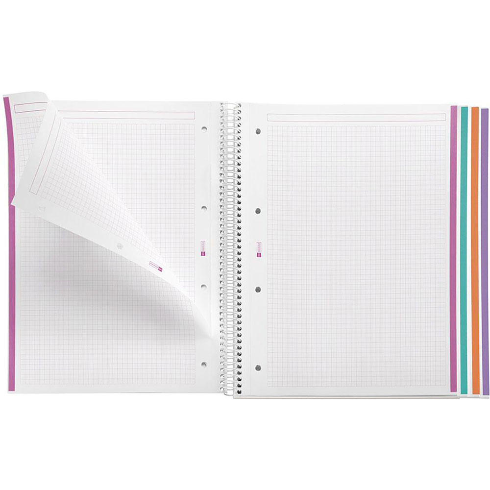 Cuaderno Con Espiral Avon 84 Hojas A4 22x29 Cuadriculado
