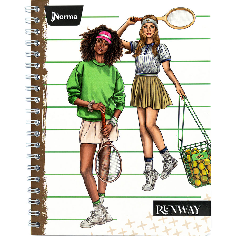 Cuaderno Profesional Norma Runway Doble Arillo De Raya 100 Hojas