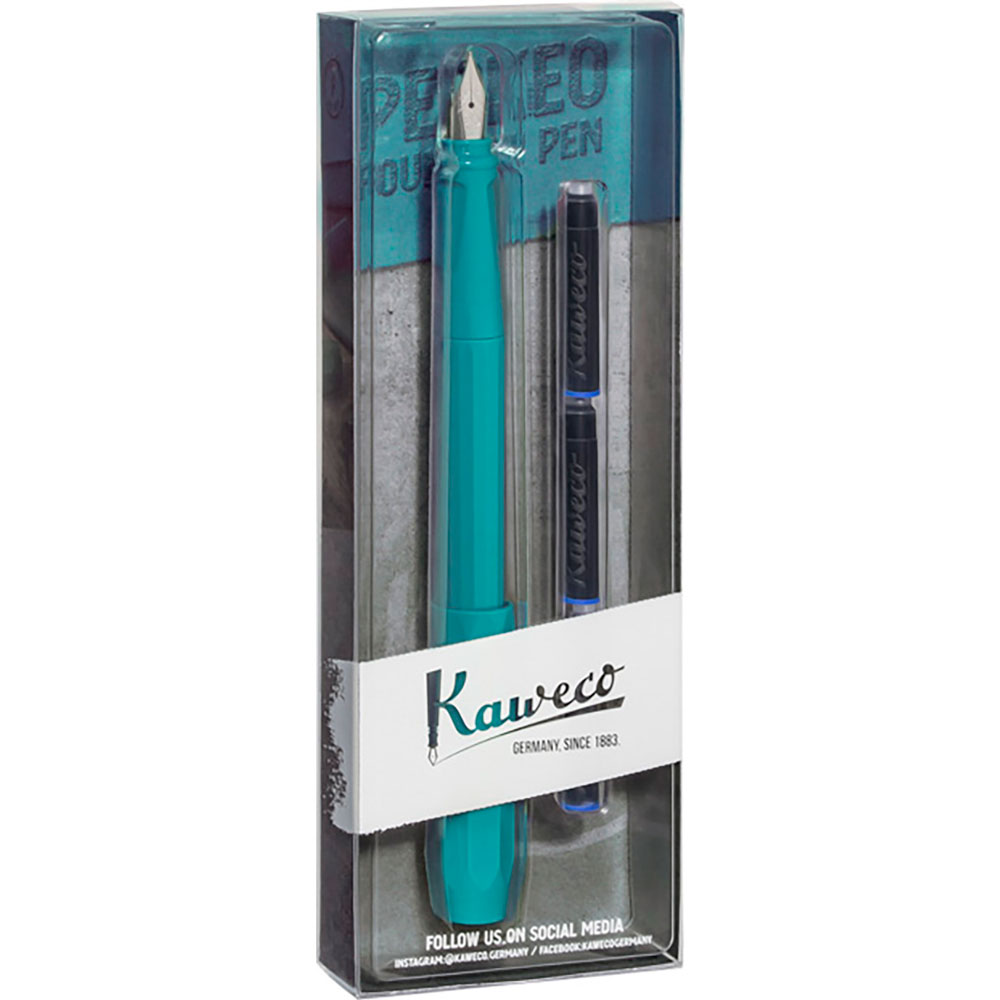 Pluma Caligráfica Kaweco Sport - Juego Con Puntas 1.5mm Y 2.3mm | Incluye Tinta Y Estuche | Ideal Para Lettering Y Bolsillo