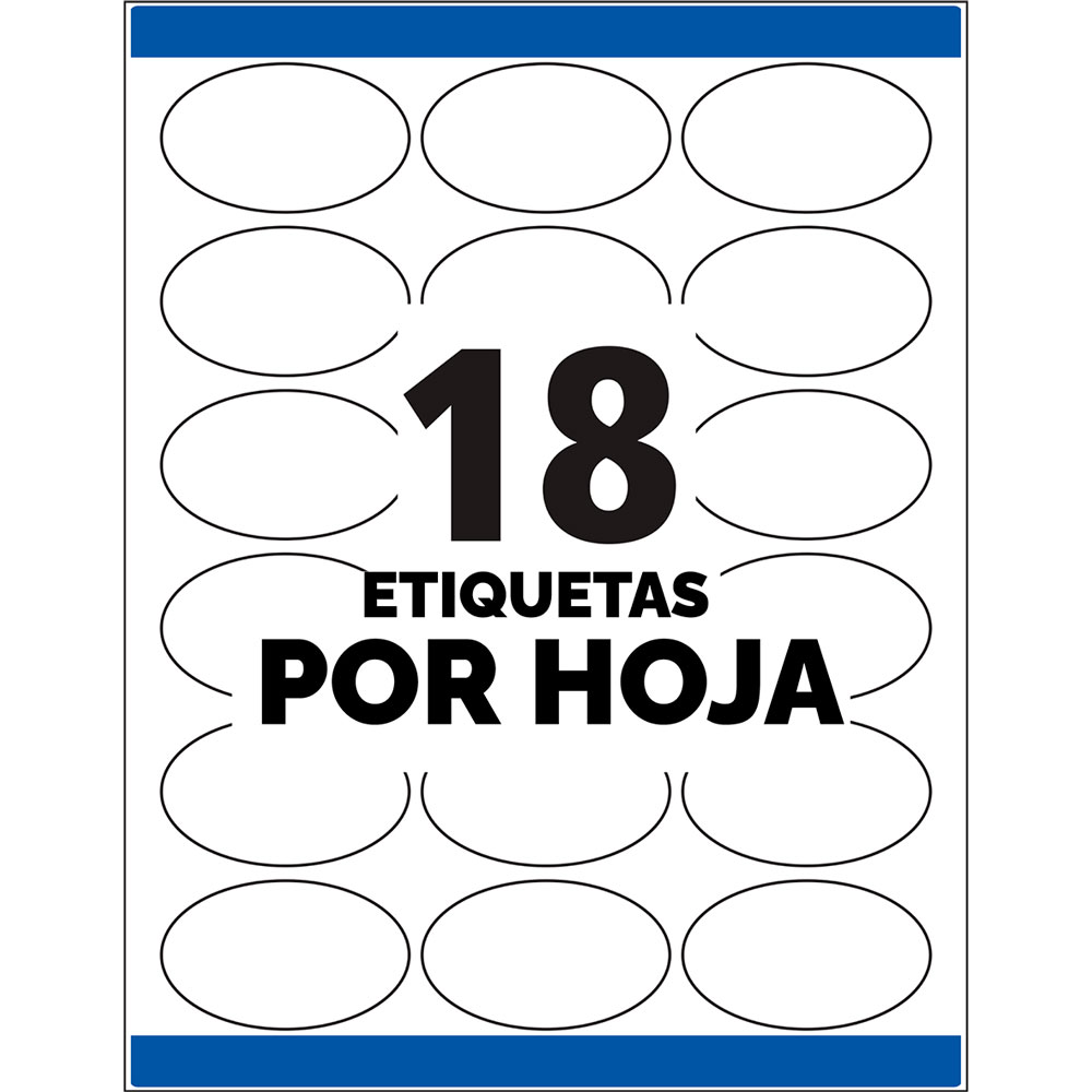 Etiquetas Adhesivas Blancas Para Impresoras - Material De Oficina De