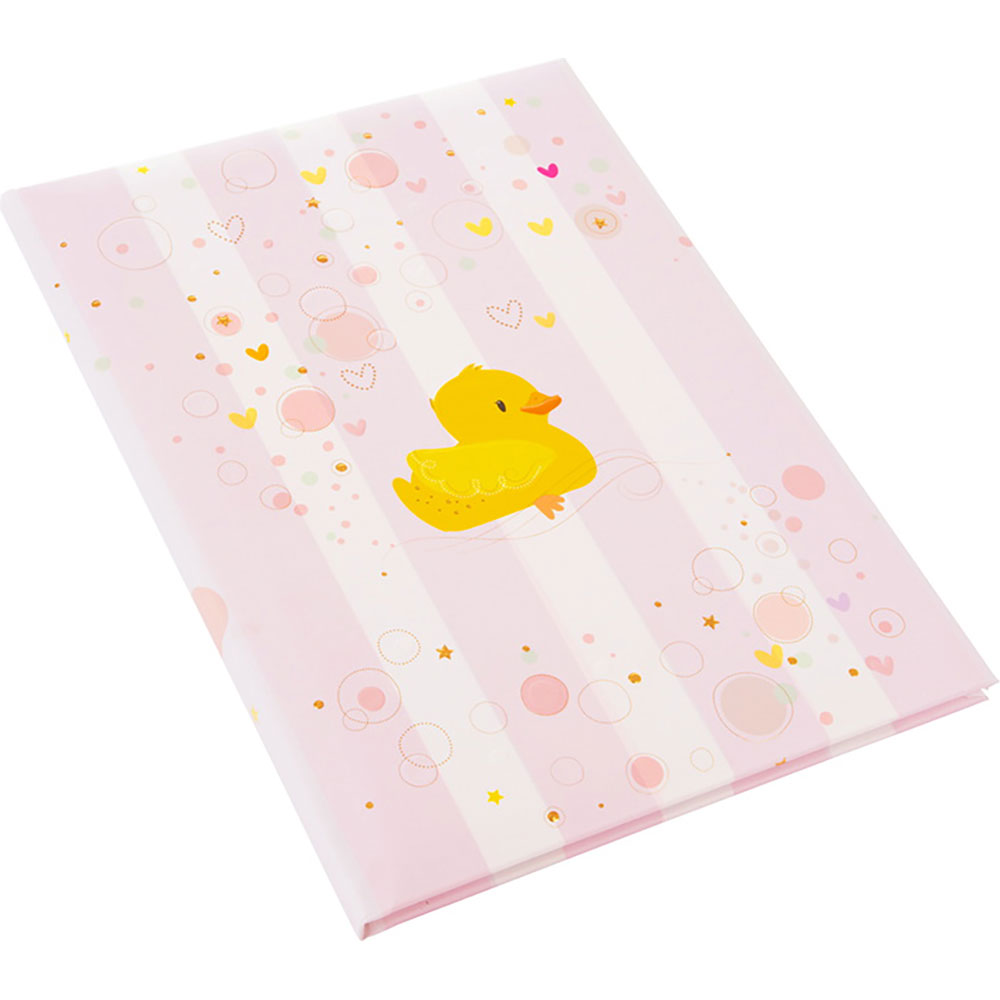Goldbuch Art Print Photo Album 'Animal Parade' - 21x28 Cm White Baby Diary, 44 Pages, Made In Germany