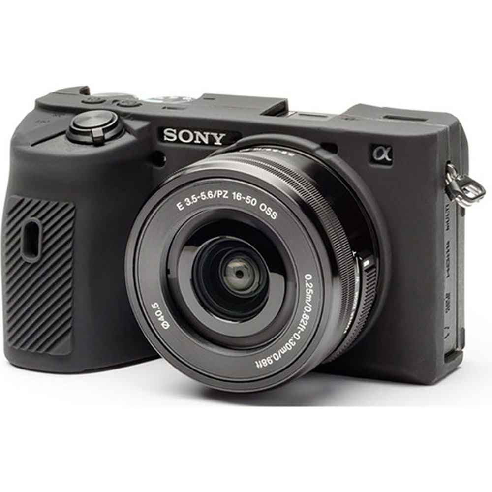 Objetivo Canon Funda Negra Easycover Para Sony A6500 Megagear