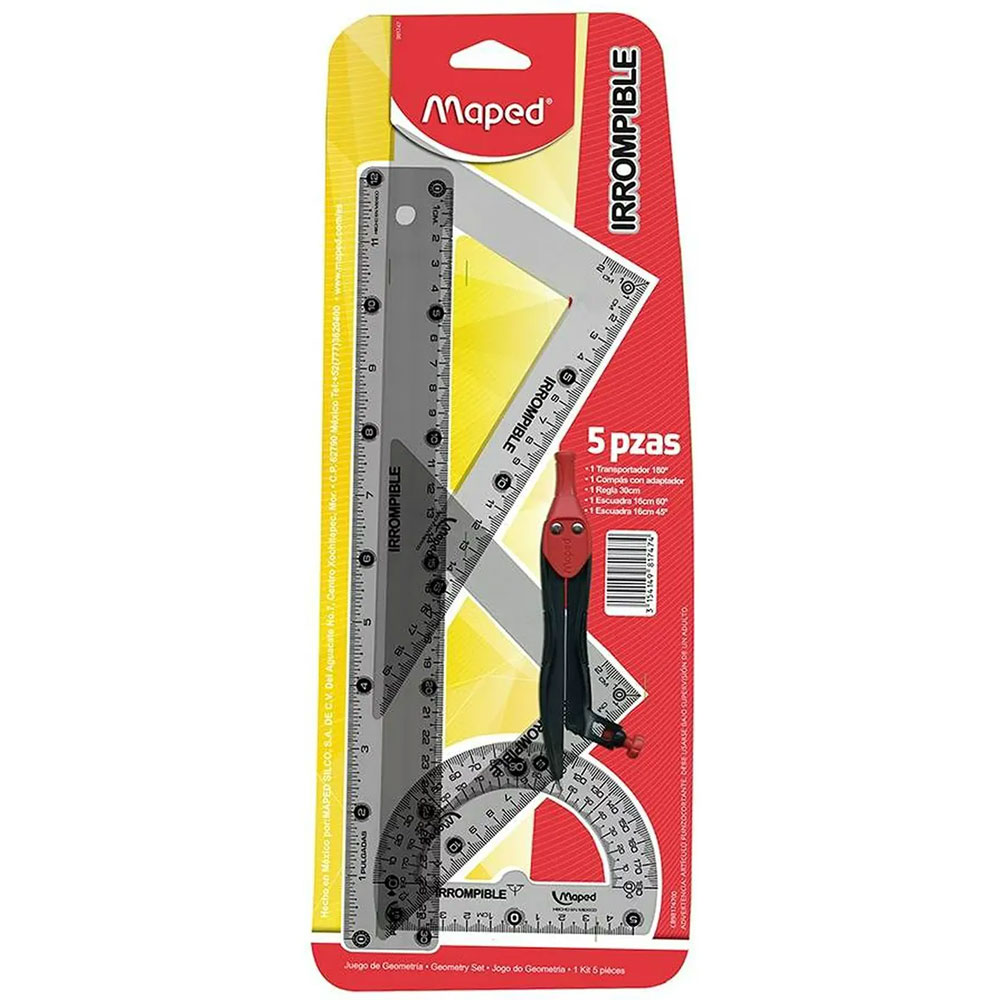 Maped Gummi Radierer, 4er Set – Präzises & Sauberes Löschen Ohne Phthalate