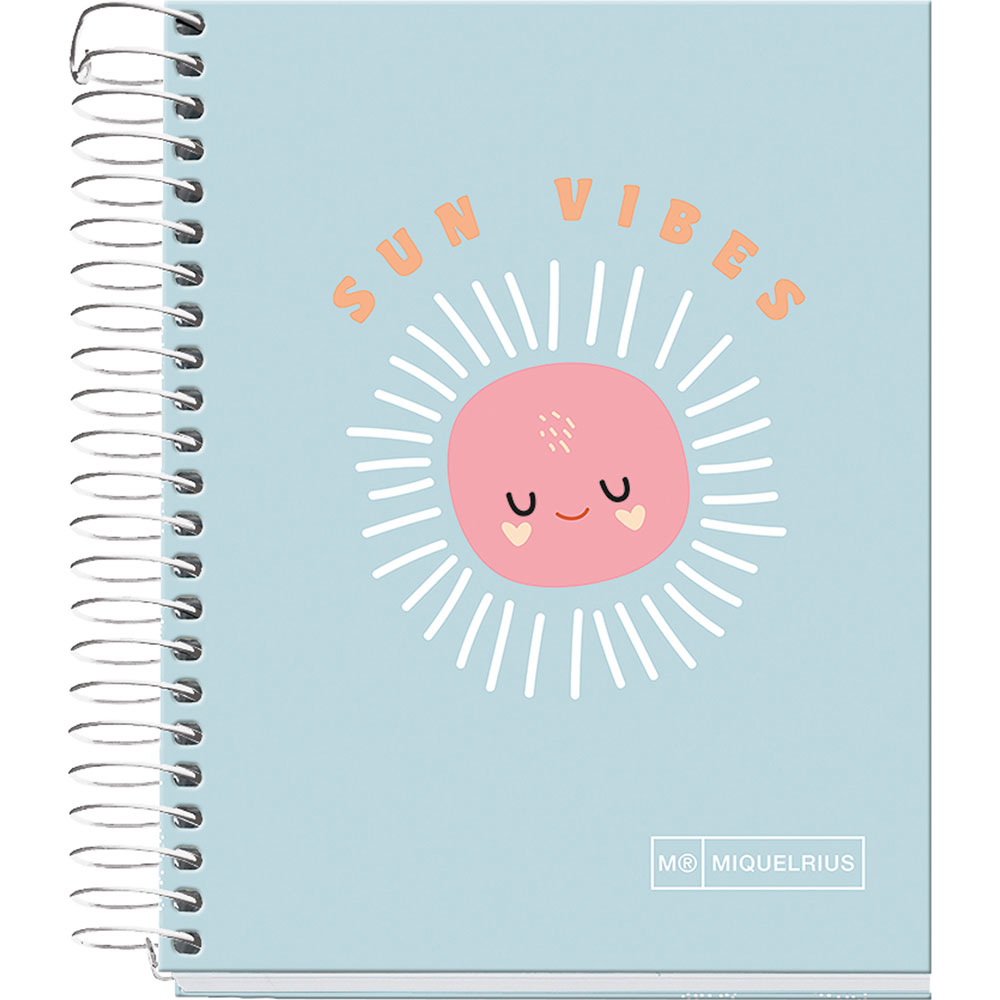 Miquelrius Federmäppchen Sun Vibes – Himmelblau/rosa, Aus Recyceltem RPET, Umwandelbar Zu Stifthalter