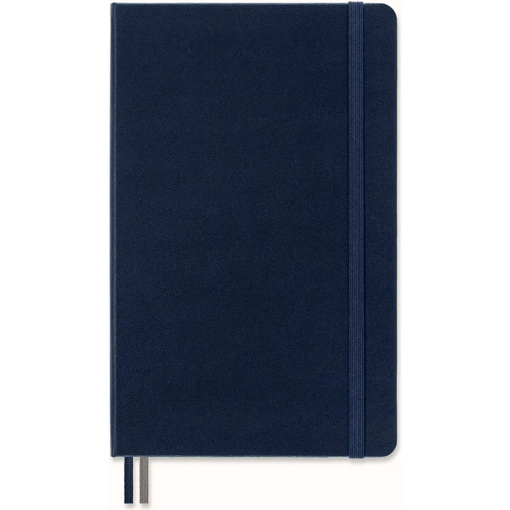 Libreta Moleskine 13x21 Bca Expandida azul Zafiro