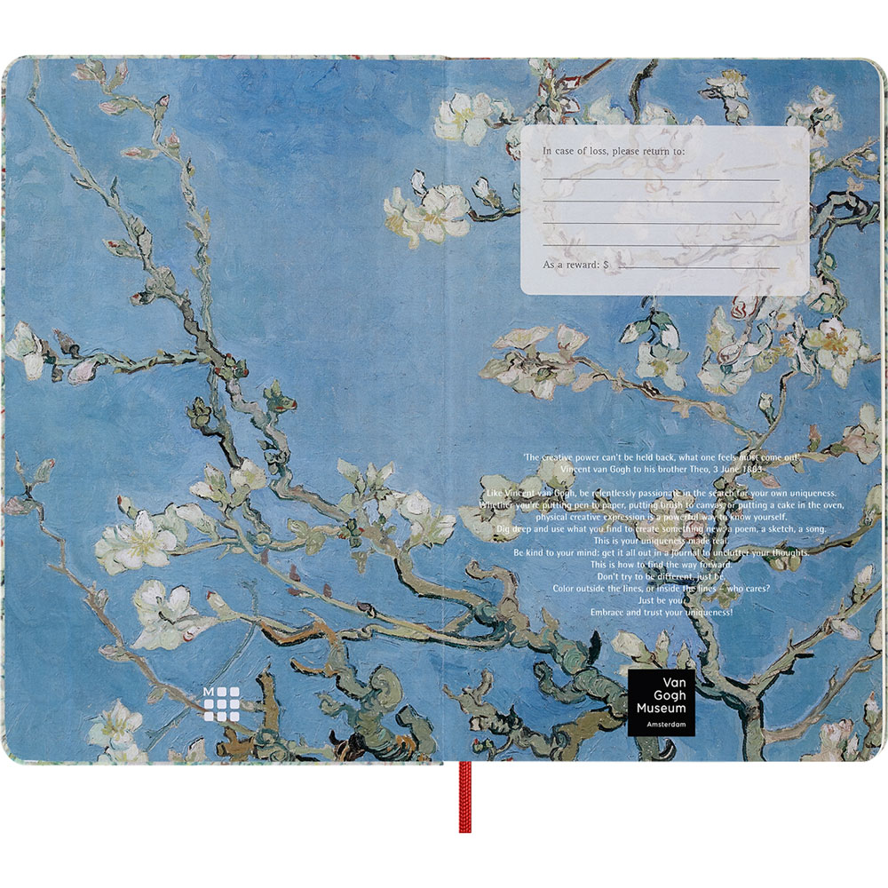 Libreta Moleskine 13x21cm Van Gogh Hoja blanca