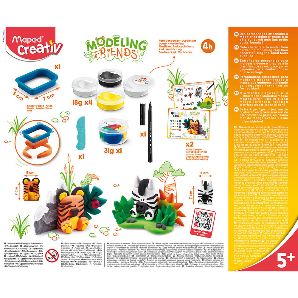Maped Creativ Schrumpffolien-Set – Kreatives Bastelset Für Kinder Ab 6 Jahre Mit 19 Designs & Buntstiften