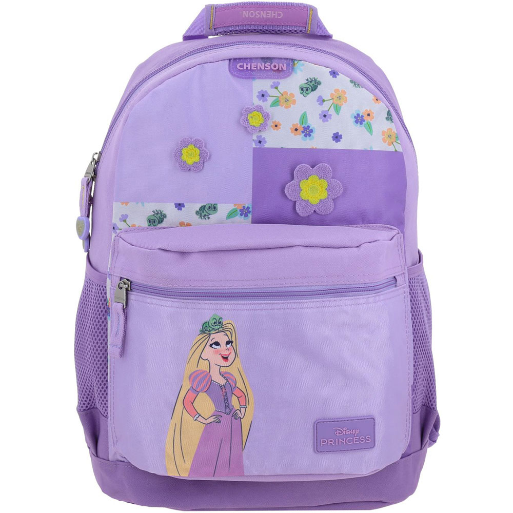 Mochila Escolar Chenson Princesas Rapunzel Lila | Papelería Lumen