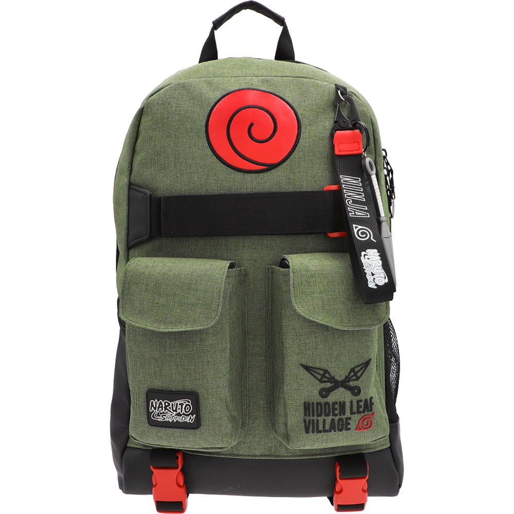 Mochila Escolar Naruto Verde Yadatex | Lumen
