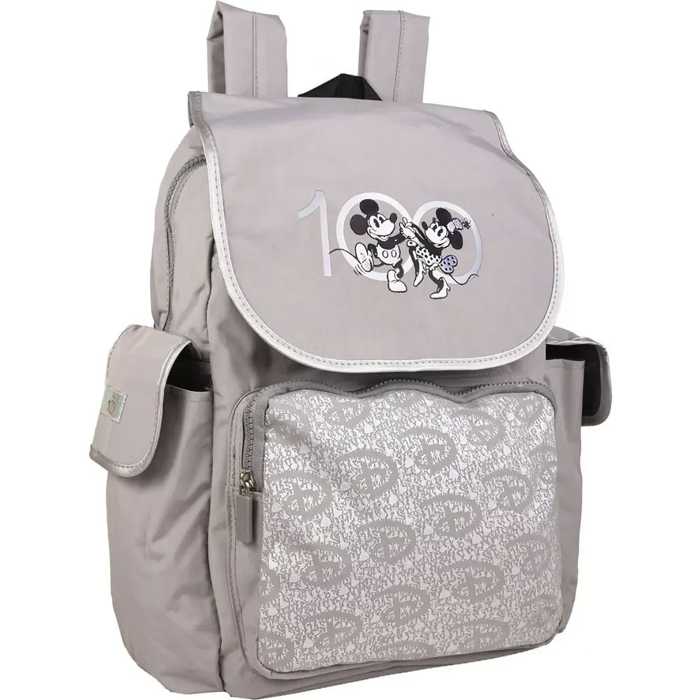 Mochila juvenil Ruz Disney 100 celebracion gris