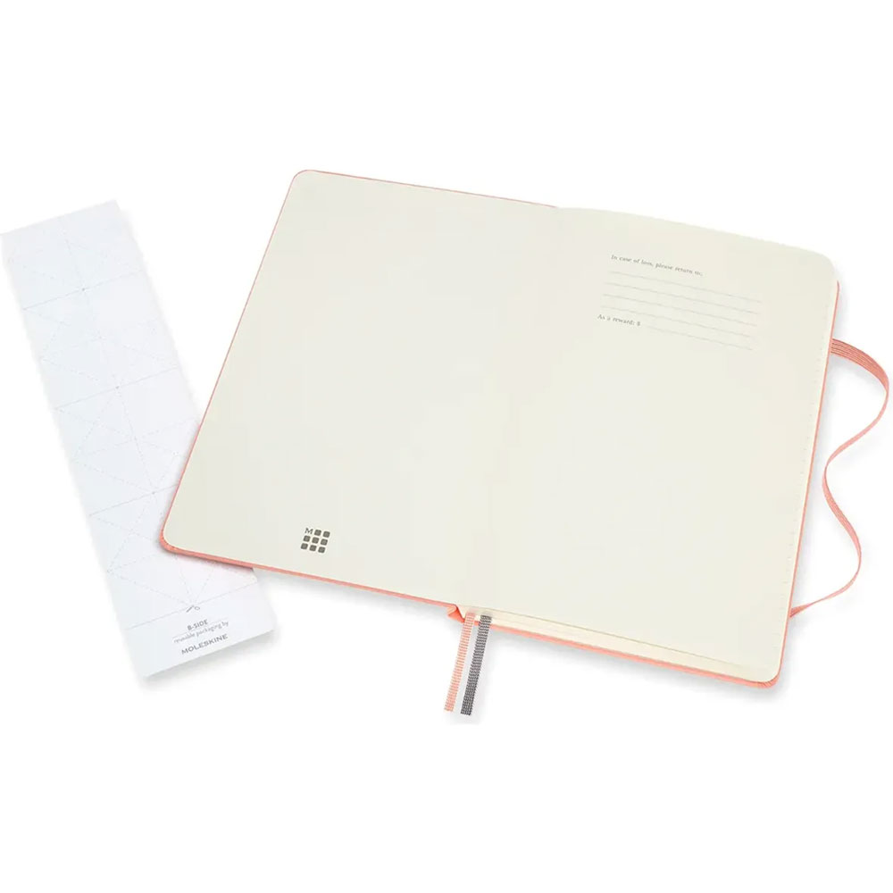 MOLESKINE LIBRETA 13X21CM, HOJA DE PUNTOS LOGBOOK ART, PASTA DURA