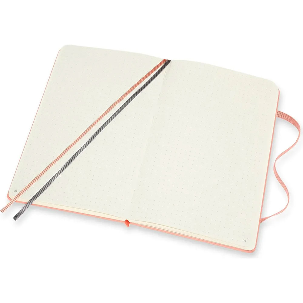 MOLESKINE LIBRETA 13X21CM, HOJA DE PUNTOS LOGBOOK ART, PASTA DURA