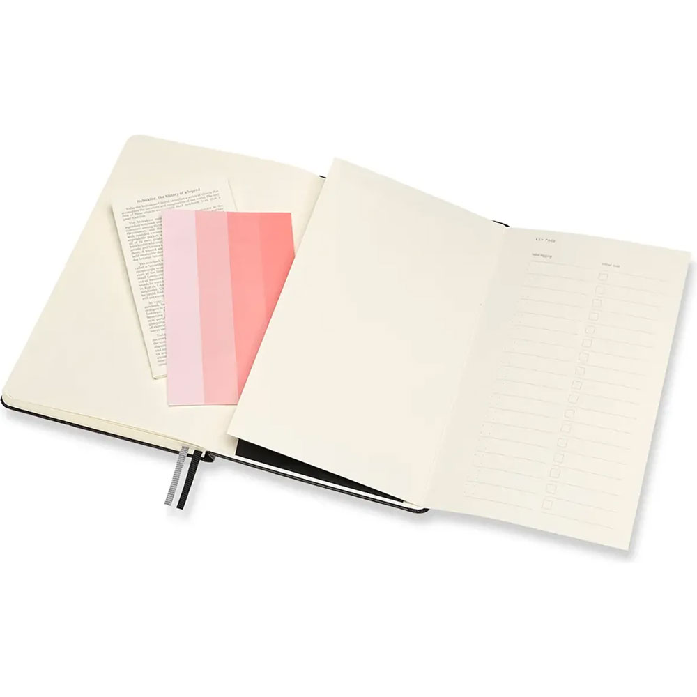 MOLESKINE LIBRETA 13X21CM HOJA DE PUNTOS LOGBOOK ART, PASTA DURA, COLOR