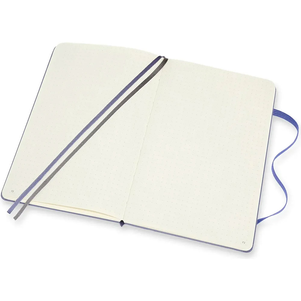 MOLESKINE LIBRETA 13X21CM HOJA DE PUNTOS LOGBOOK ART, PASTA DURA, COLOR