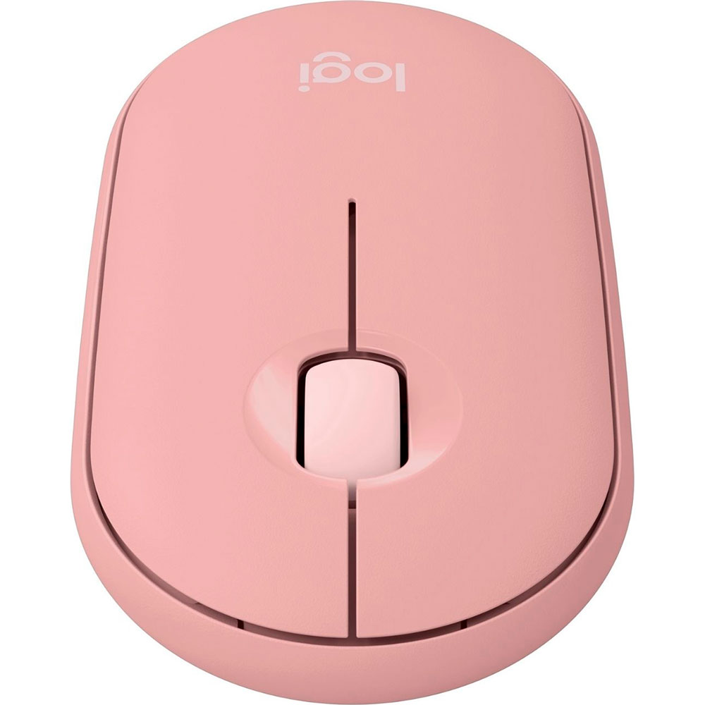 Mouse Logitech M350S Inalambrico Pebble rosa | Papelería Lumen