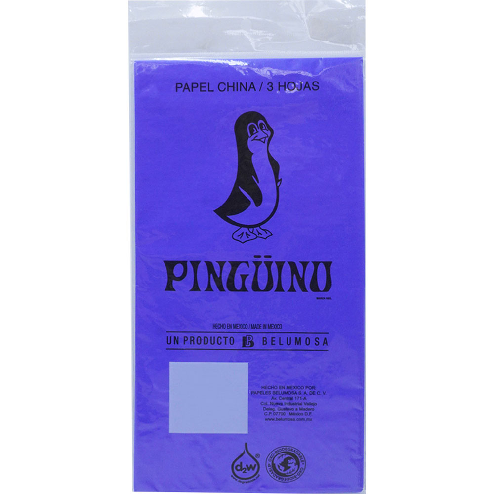 Papel china azul victoria 3 pliegos 50x75 cm | Papelería Lumen