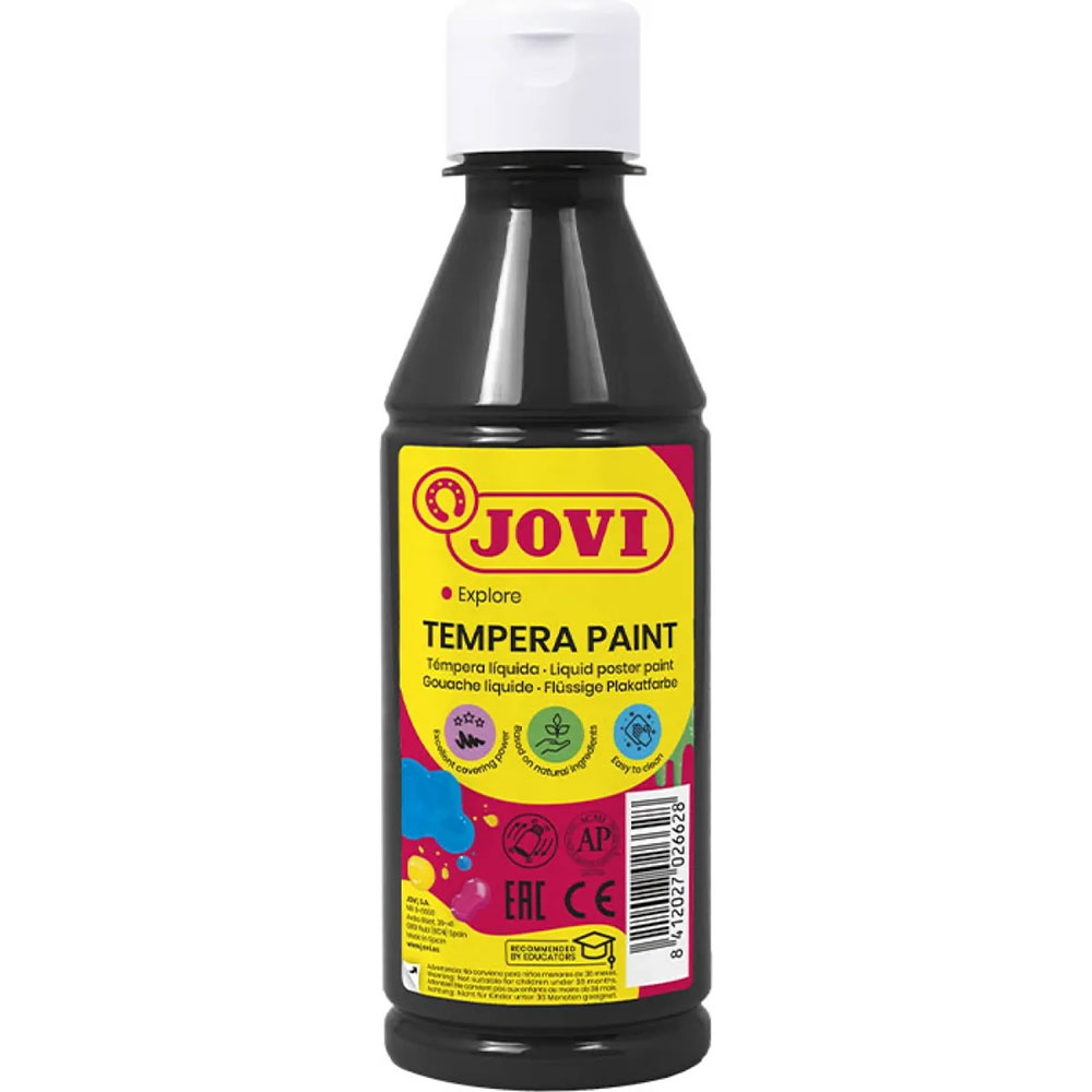 Tempera Liquida Jovi 40cc Colore Vermiglio | Vernice Per Bambini Atossica E Brillante, Made In Spain