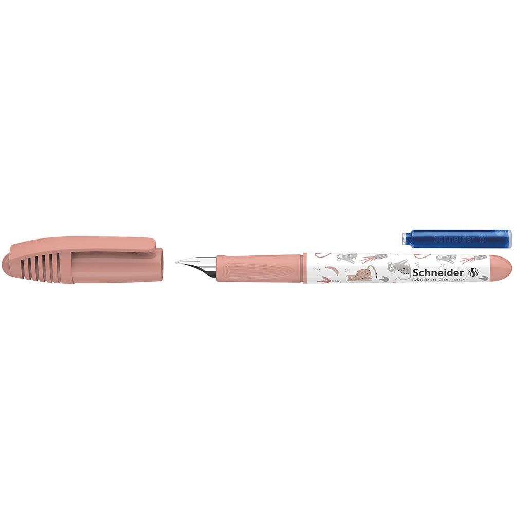 Schneider P073253 Penna A Sfera Con Inchiostro Viscoglide - Blu, Asciugatura Rapida E Refill Sostituibile