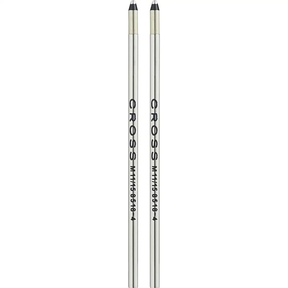 8 x Schmidt 635M Mini Ball Pen Refill - Black - (Lamy M21 and Cross