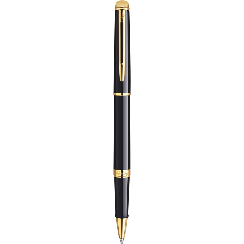 Stylo roller Waterman laqué rouge et or - Collection