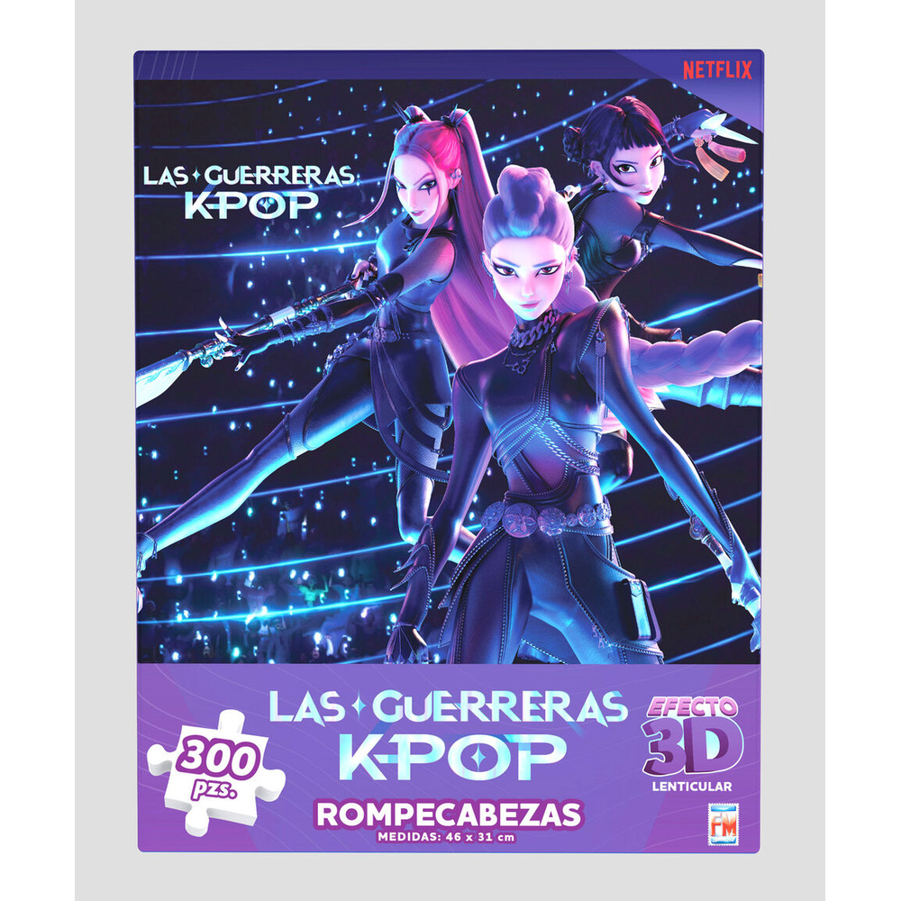 Rompecabezas Fotorama K-Pop Demon Hunters Lenticular 3D 300 Piezas 1769
