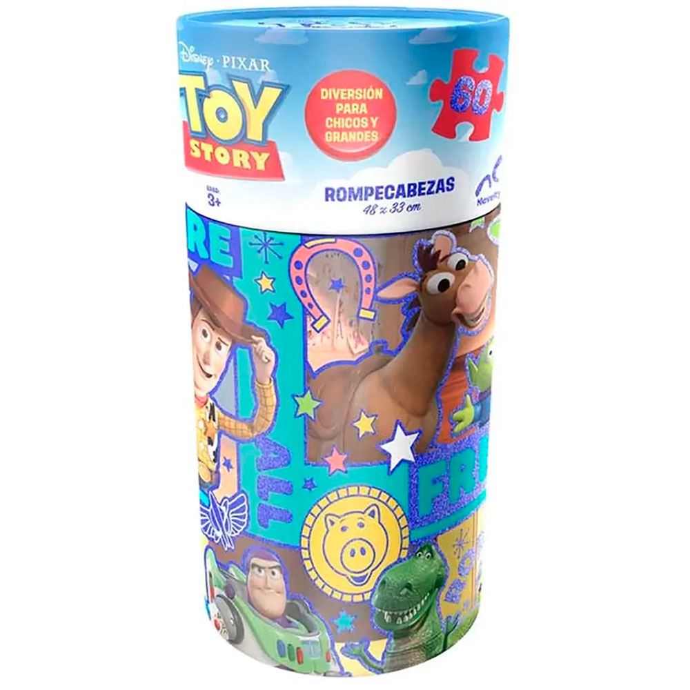 Rompecabezas Novelty Cilindro Toy Story Con 60 Piezas