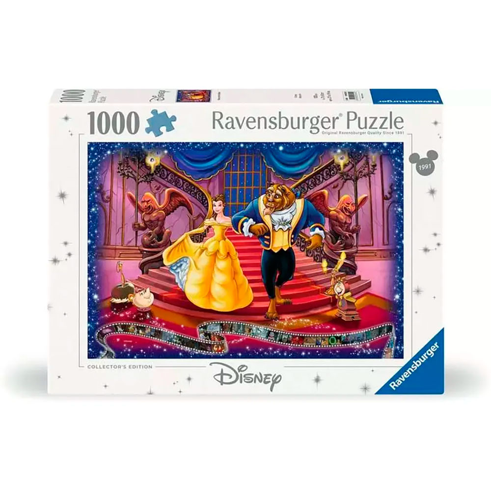 Rompecabezas Ravensburger Disney Bella & Bestia Con 1000 Piezas