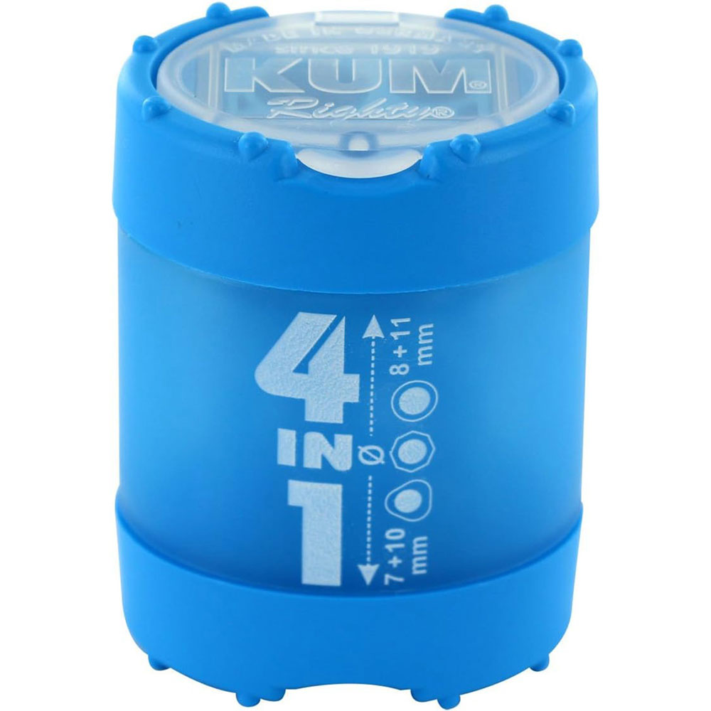 Temperamatite 4 in 1 Nero KUM, 4 fori e serbatoio