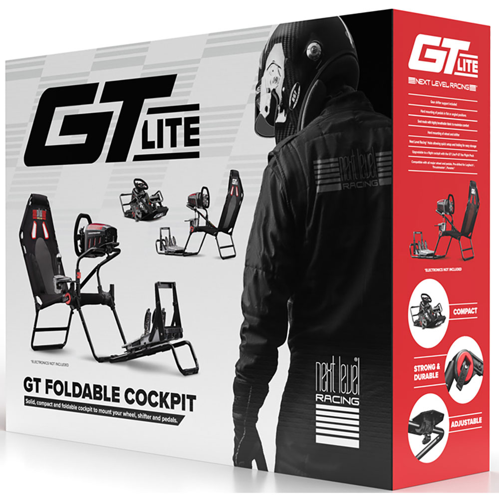 SILLA GAMER NEXT LEVEL RACING GT LITE NEGRO | Papelería Lumen